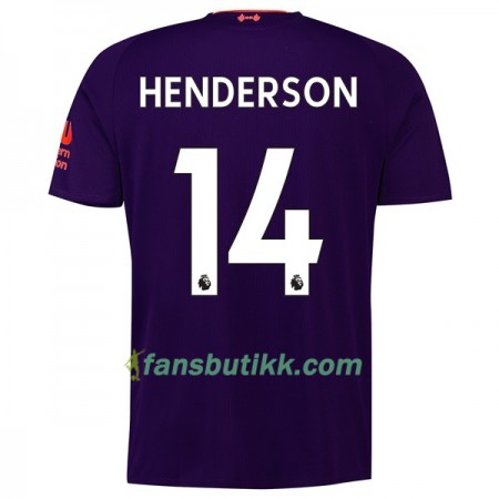 Fotballdrakt Liverpool Henderson 14 Bortetrøye 2018-2019 Kortermet
